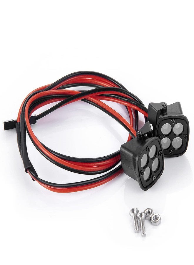 مصابيح أمامية LED من WEFEINO RC Crawler لسيارات Axial TRX-4 TRX6 SCX10 90046 RC Crawler (1#2) - Image 4